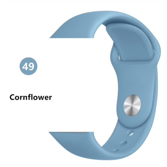NEW cornflower Sport Silicone Band Apple Watch - Picture 1 of 1